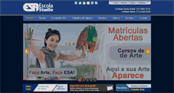 Desktop Screenshot of escolastudio.com.br