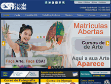 Tablet Screenshot of escolastudio.com.br